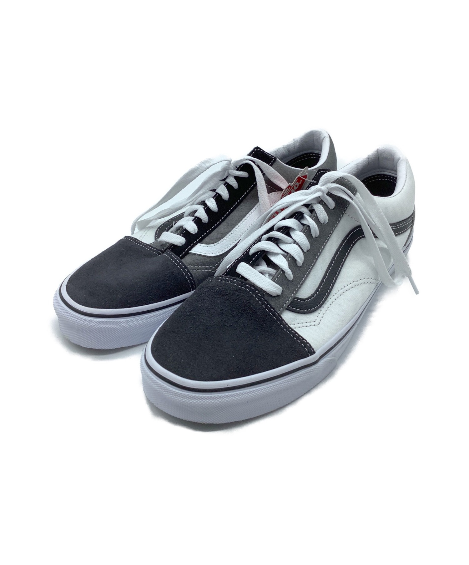 Vans ヴァンズ ローカットスニーカー ホワイト グレー ブラック サイズ 27 5 未使用品 Old Skool 5057