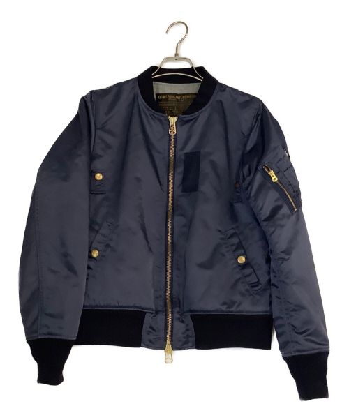 したシンプ TMT L2B TYPE FLIGHT JACKET ブラック M 【美品の通販はau