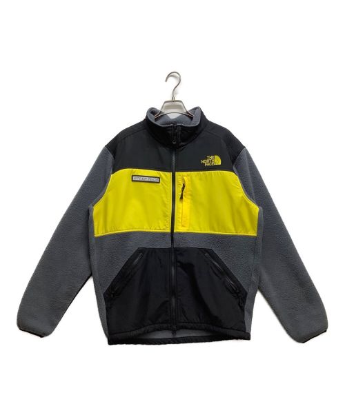 THE NORTH FACE（ザ ノース フェイス）THE NORTH FACE (ザ ノース フェイス) スティープテックジップフリースジャケット ブラック×グレー×イエロー サイズ:XLの古着・服飾アイテム