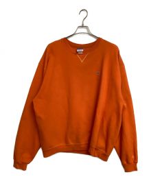 Champion（チャンピオン）の古着「クルーネックスウェット」｜オレンジ