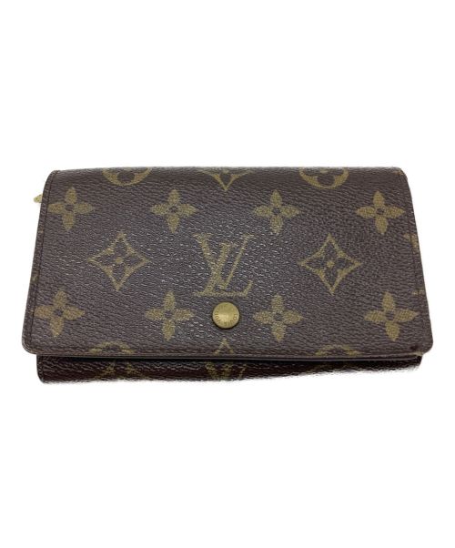 LOUIS VUITTON（ルイ ヴィトン）LOUIS VUITTON (ルイ ヴィトン) ポルトフォイユ・トレゾール ブラウンの古着・服飾アイテム