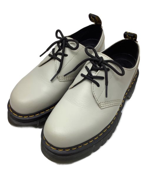 Dr.Martens（ドクターマーチン）Dr.Martens (ドクターマーチン) 3ホールシューズ ライトグレー×ブラック サイズ:26の古着・服飾アイテム