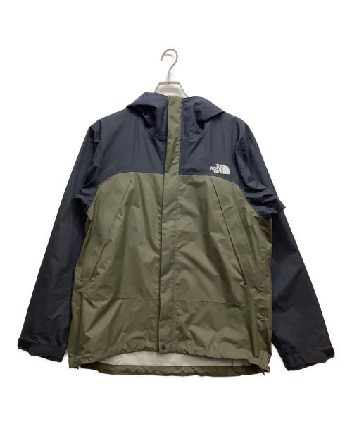 THE NORTH FACE（ザ ノース フェイス）THE NORTH FACE (ザ ノース フェイス) ドットショットジャケット オリーブ×ブラック サイズ:XLの古着・服飾アイテム