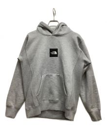 THE NORTH FACE（ザ ノース フェイス）の古着「Heather Logo Big Hoodie」｜ライトグレー