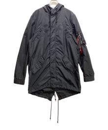 ALPHA INDUSTRIES×UNDEFEATED（アルファインダストリーズ×アンディフィーテッド）の古着「ナイロンコート」｜ブラック