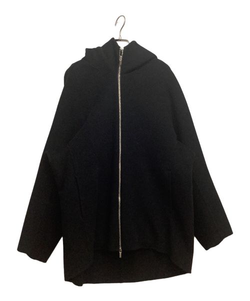 ATTACHMENT（アタッチメント）ATTACHMENT (アタッチメント) DOUBLE FAVE BEAVER CLOTH HOODED PARKA COAT ブラック サイズ:2の古着・服飾アイテム