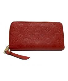 LOUIS VUITTON（ルイ ヴィトン）の古着「ラウンドジップロングウォレット」｜レッド