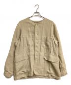 NIGEL CABOURNナイジェルケーボン）の古着「FRENCH WORK JACKET LINEN」｜アイボリー