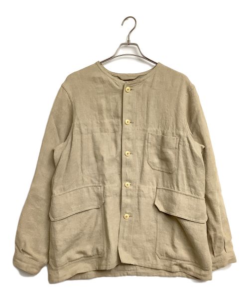 NIGEL CABOURN（ナイジェルケーボン）NIGEL CABOURN (ナイジェルケーボン) FRENCH WORK JACKET LINEN アイボリー サイズ:Freeの古着・服飾アイテム