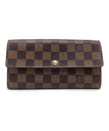 LOUIS VUITTON（ルイ ヴィトン）の古着「長財布」｜ブラウン