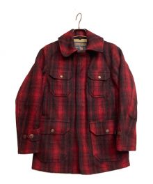 WOOLRICH（ウールリッチ）の古着「ハンティングジャケット」｜レッド×ブラック