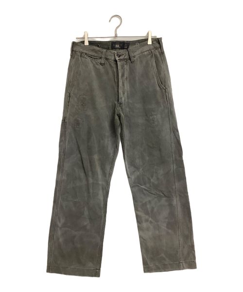 RRL（ダブルアールエル）RRL (ダブルアールエル) ボタンフライパンツ グレー サイズ:73.5㎝(W29)の古着・服飾アイテム