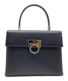 Salvatore Ferragamo（サルヴァトーレ フェラガモ）の古着「ハンドバッグ」｜ブラック