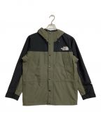 THE NORTH FACEザ ノース フェイス）の古着「マウンテンパーカー」｜オリーブ×ブラック