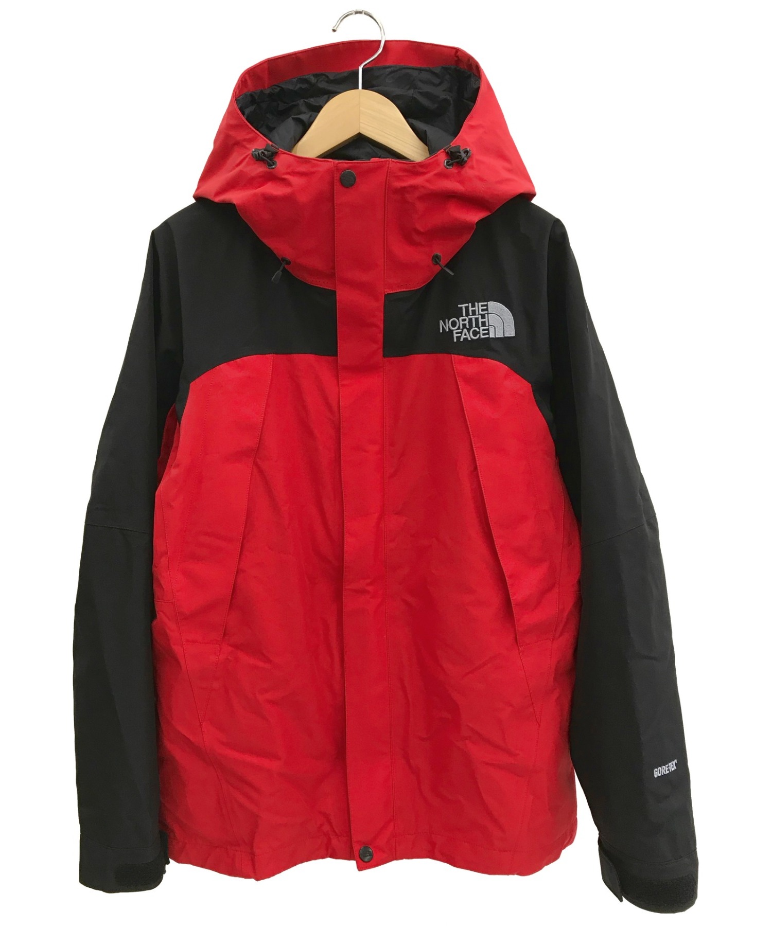 ノースフェイス マウンテンパーカー レッド赤 サイズM NORTH FACE