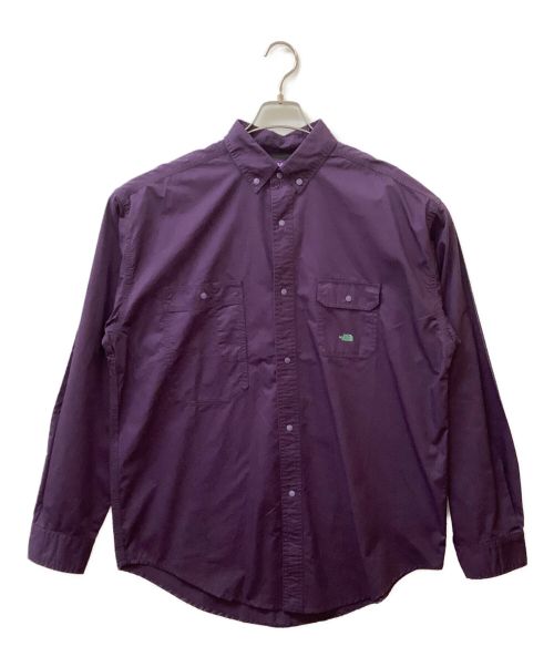 THE NORTHFACE PURPLELABEL（ザ・ノースフェイス パープルレーベル）THE NORTHFACE PURPLELABEL (ザ ノースフェイス パープルレーベル) CPOシャツ パープル サイズ:Lの古着・服飾アイテム