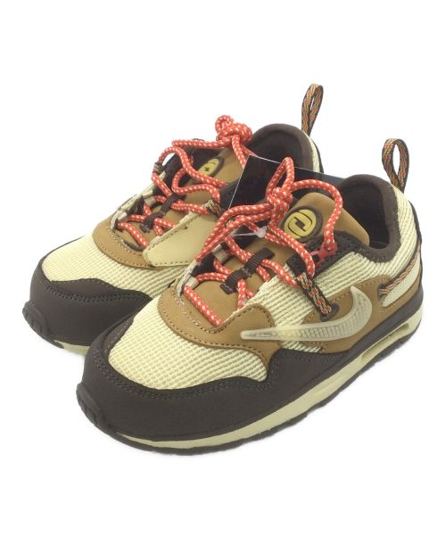 NIKE（ナイキ）NIKE (ナイキ) Travis Scott (トラヴィス スコット) ローカットスニーカー ブラウン サイズ:UK9.5、EUR27、cm16、BR26、CN160(2.5) 未使用品の古着・服飾アイテム