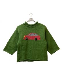 Niche.×MacMahon Knitting Mills（ニッチ×マクマホン ニッティングミルズ）の古着「デザインニット」｜グリーン