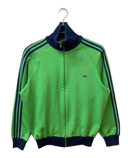 adidas（アディダス）adidas (アディダス) 80’sトラックジャケット グリーン×ネイビー サイズ:不明の古着・服飾アイテム