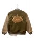 9090 (9090) King Logo Classic Stadium Jacket ブラウン サイズ:XL：10000円