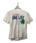 DSQUARED2（ディースクエアード）の古着「Tシャツ ONE LIFE ONE PLANET」｜ホワイト