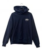 90909090）の古着「King Logo Hoodie」｜ネイビー