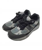 NEW BALANCEニューバランス）の古着「スニーカー 991 BLACK/GREY」｜ブラック×グレー