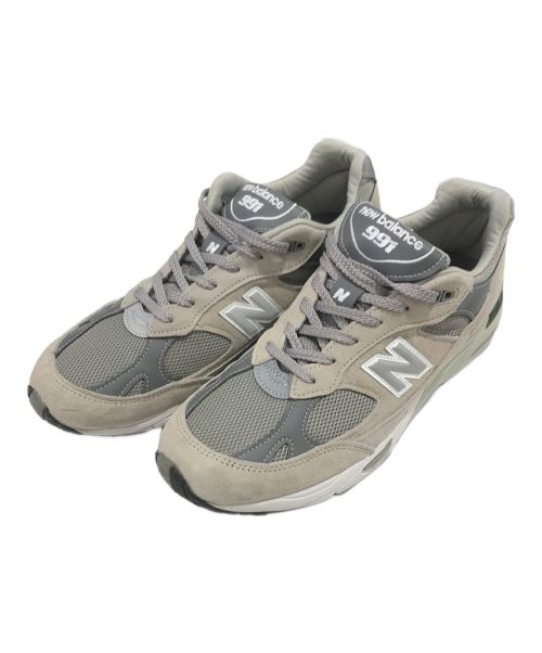 NEW BALANCE（ニューバランス）NEW BALANCE (ニューバランス) スニーカー M991GL グレー×ホワイト サイズ:USA 9 1/2の古着・服飾アイテム