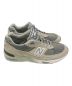 中古・古着 NEW BALANCE (ニューバランス) スニーカー M991GL グレー×ホワイト サイズ:USA 9 1/2：20000円