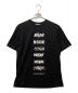 MSGM（エムエスジーエム）の古着「ロゴプリントTシャツ」｜ブラック