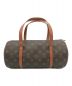 LOUIS VUITTON (ルイ ヴィトン) パピヨン(旧)GM ハンドバッグ ブラウン×ベージュ：39000円