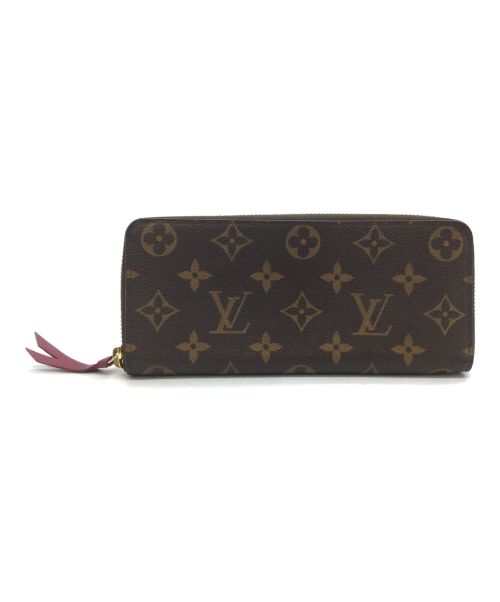 LOUIS VUITTON（ルイ ヴィトン）LOUIS VUITTON (ルイ ヴィトン) 長財布　ポルトフォイユ・クレマンス フューシャの古着・服飾アイテム