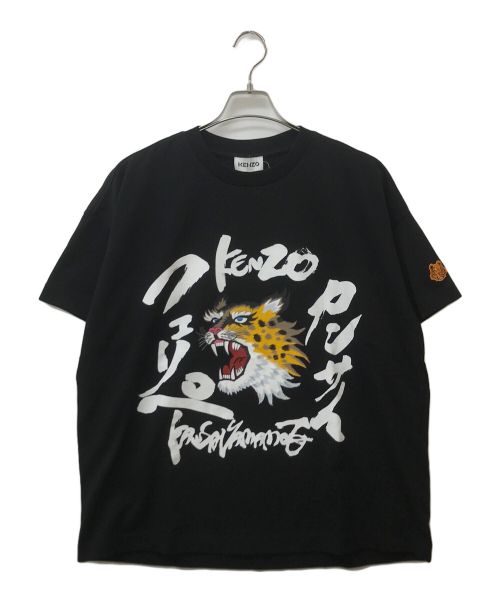 KENZO（ケンゾー）KENZO (ケンゾー) KANSAI YAMAMOTO (カンサイ ヤマモト) プリントTシャツ ブラック サイズ:Sの古着・服飾アイテム