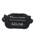 CELINEセリーヌ）の古着「Large Zipped Belt Bag(ラージジップドベルトバッグ)」｜ブラック