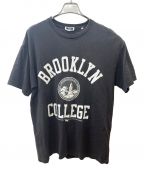 KITH×RUSSELL ATHLETICキス×ラッセルアスレチック）の古着「CUNY Brooklyn College Vintage Tee」｜ブラック