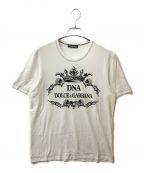 DOLCE & GABBANAドルチェ＆ガッバーナ）の古着「Tシャツ」｜ホワイト