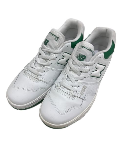 NEW BALANCE（ニューバランス）NEW BALANCE (ニューバランス) スニーカー ホワイト×グリーン サイズ:US9.5/UK9/EU43/JPN27.5の古着・服飾アイテム