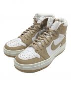 NIKEナイキ）の古着「AIR JORDAN 1 ELEVATE HIGH WHITE/DESERT-SAIL」｜ベージュ×ホワイト