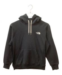 THE NORTH FACE（ザ ノース フェイス）の古着「SQUARE LOGO HOODIE」｜ブラック