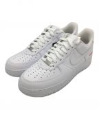 NIKE×SUPREMEナイキ×シュプリーム）の古着「AIR FORCE 1 LOW / SUPREME WHITE × RED」｜ホワイト