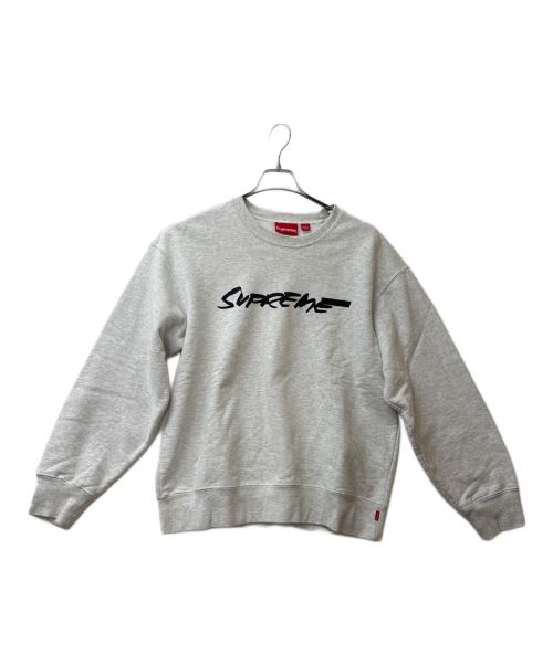 SUPREME（シュプリーム）SUPREME (シュプリーム) Futura Logo Crewneck グレー サイズ:Mの古着・服飾アイテム