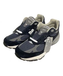 NEW BALANCE（ニューバランス）の古着「993 "Navy" ローカットスニーカー」｜ネイビー×グレー