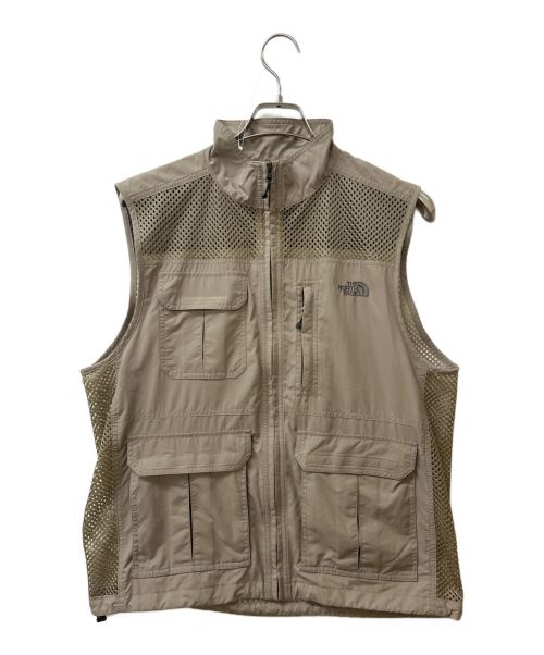 THE NORTH FACE（ザ ノース フェイス）THE NORTH FACE (ザ ノース フェイス) TREKKER MESH VEST ベージュ サイズ:Lの古着・服飾アイテム