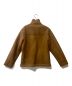 UNIVERD72 (ユニバード72) REVERSIBLE FAKE MOUTON JACKET ブラウン サイズ:L：12000円