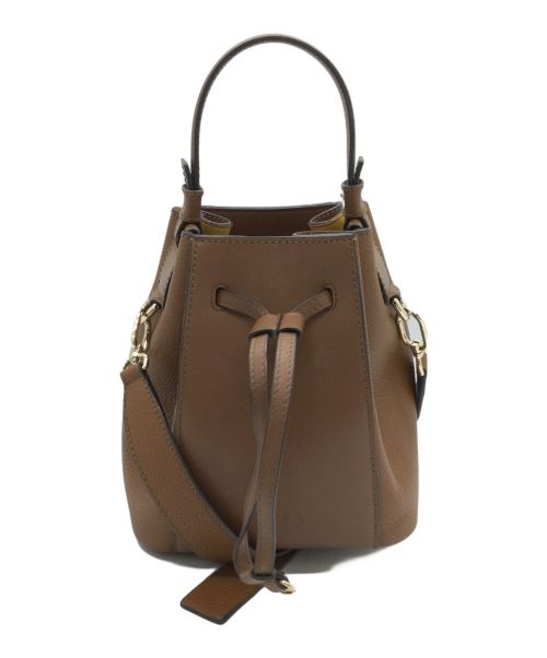 FURLA（フルラ）FURLA (フルラ) バケットバッグ WB00353 ブラウンの古着・服飾アイテム