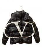 VALENTINO×MONCLERヴァレンティノ×モンクレール）の古着「VALENTINO×MONCLER　ダウンジャケット　14.720.010/0001-06」｜ブラック