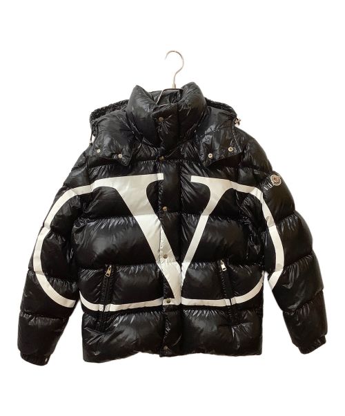 VALENTINO（ヴァレンティノ）VALENTINO (ヴァレンティノ) MONCLER (モンクレール) VALENTINO×MONCLER　ダウンジャケット　14.720.010/0001-06 ブラック サイズ:48の古着・服飾アイテム