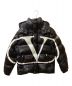 VALENTINO（ヴァレンティノ）の古着「VALENTINO×MONCLER　ダウンジャケット　14.720.010/0001-06」｜ブラック