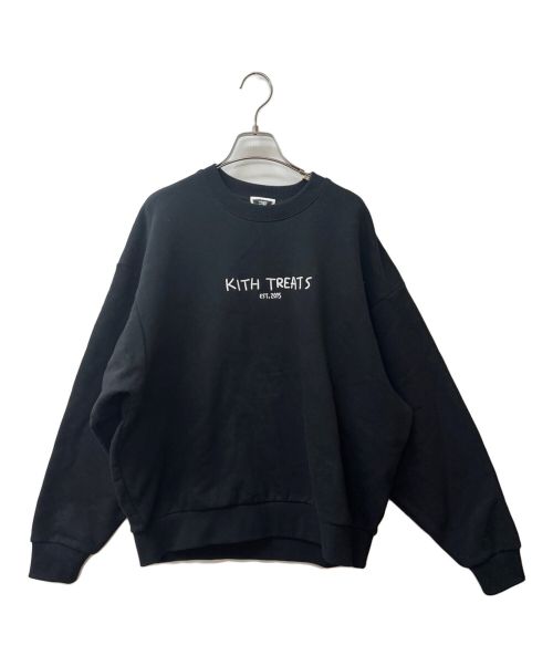 KITH（キス）KITH (キス) クルーネックスウェット ブラック サイズ:M 未使用品の古着・服飾アイテム