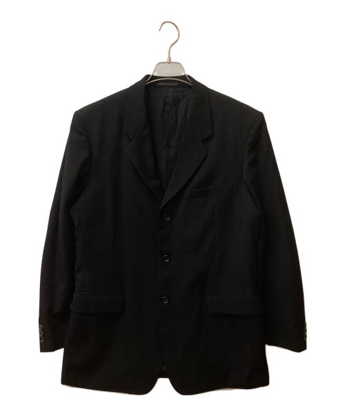 Yohji Yamamoto COSTUME D'HOMME（ヨウジヤマモトコスチュームドオム）Yohji Yamamoto COSTUME D'HOMME (ヨウジヤマモトコスチュームドオム) 3Bウールテーラードジャケット ブラック サイズ:2の古着・服飾アイテム